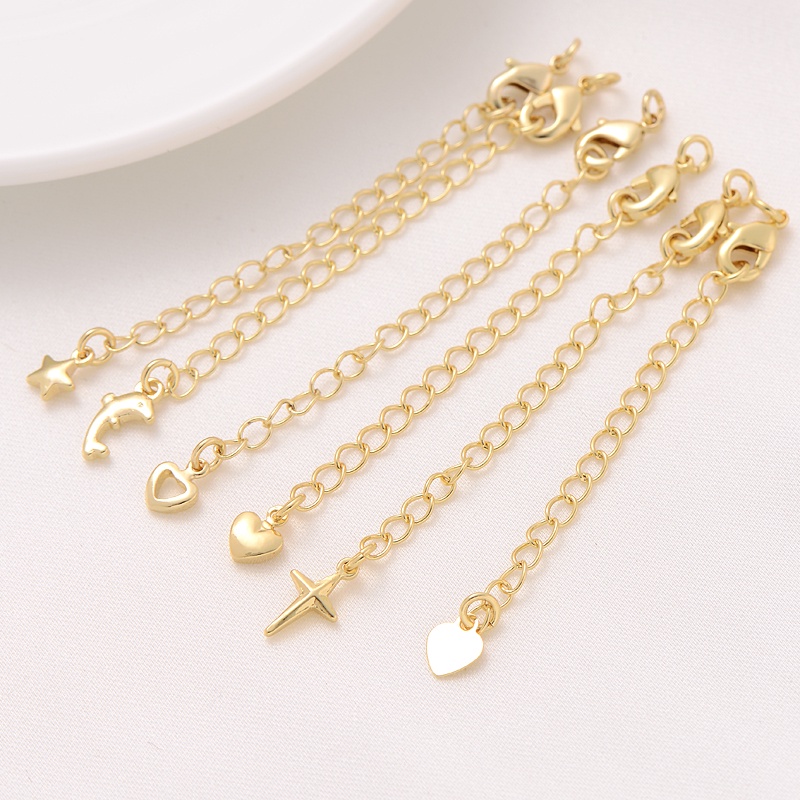 hạt charm charm dây chuyền Móc Càng Cua Mạ Vàng 18K Dùng Làm Trang Sức Thủ Công