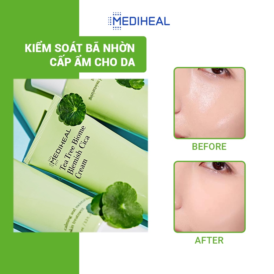 Kem Dưỡng Chiết Xuất Tràm Trà Và Rau Má Tea Tree Biome Blemish Cica Cream 100ml