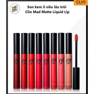 Son Kem siêu lâu trôi Clio Mad Matte Liquid Lip