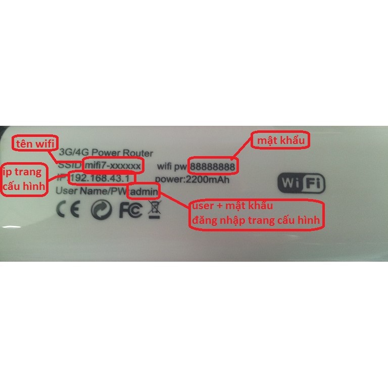 Bộ phát wifi bằng sim 3G/4G tích hợp thêm tính năng sạc dự phòng 2200mah | BigBuy360 - bigbuy360.vn