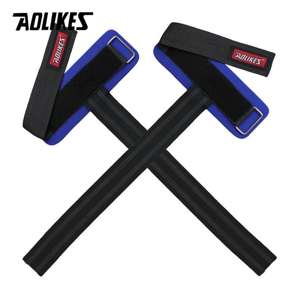 Dây kéo lưng trợ lực cổ tay AOLIKES A-7638 phù hợp nâng tạ tập gym sports fitness protection help wristbands