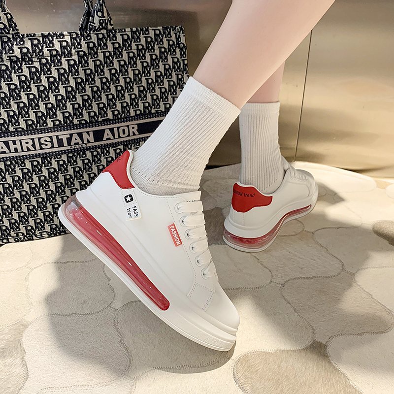 Giày thể thao đế dày thoáng khí màu trắng phong cách Nhật Bản thời trang dễ phối đồ cho nữ | BigBuy360 - bigbuy360.vn