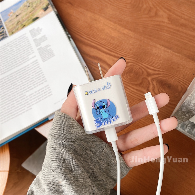 Vỏ Bọc Đầu Sạc Nhanh PD 18W 20W Bằng Tpu Mềm Trong Suốt