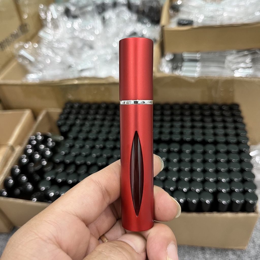 Chai=Lọ đựng Nước Hoa Vỏ Nhôm Dạng Bi Lăn Dung Tích 10ML