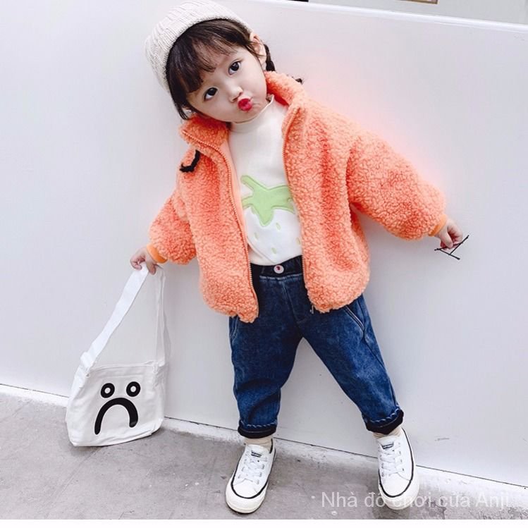 Cotton thick cotton autumn girl coat