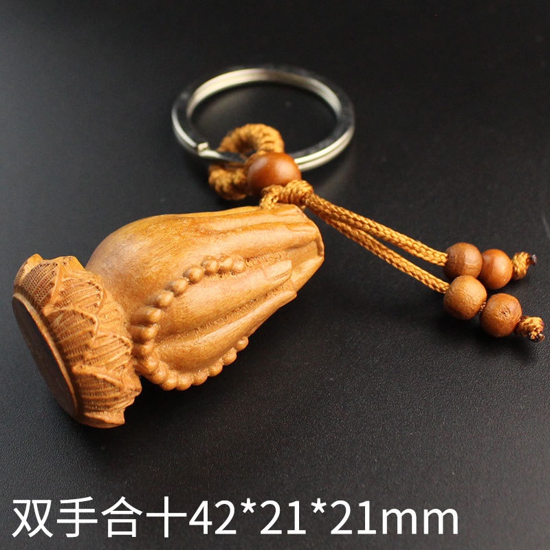 Móc Khóa Xe Hơi Ba Chiều Khắc Ba Chiều Bằng Gỗ Dòng Sông Lake Stall 10 Yuan Cung Cấp Bán Sỉ