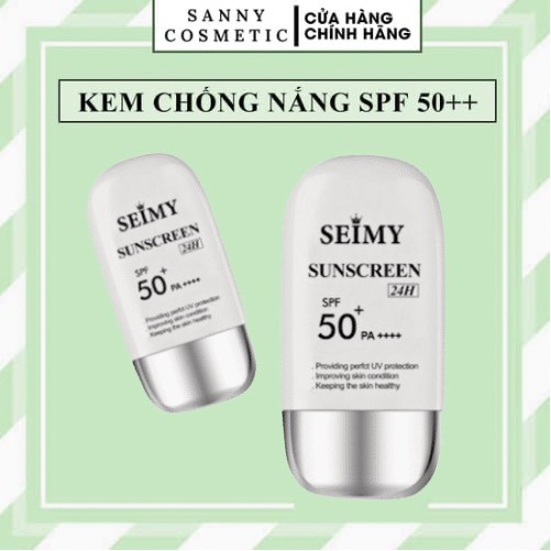 Kem chống nắng dưỡng da dưỡng trắng Seimy - Sunscreen 24h - Kem dưỡng da chống nắng