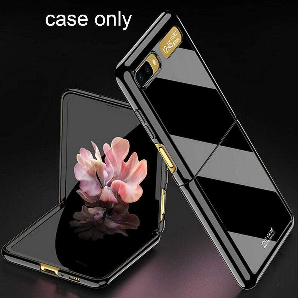 Ốp điện thoại mạ chống sốc S0F5 cho Samsung Galaxy Z Flip 5G V7A0 Y9L8 P8A4