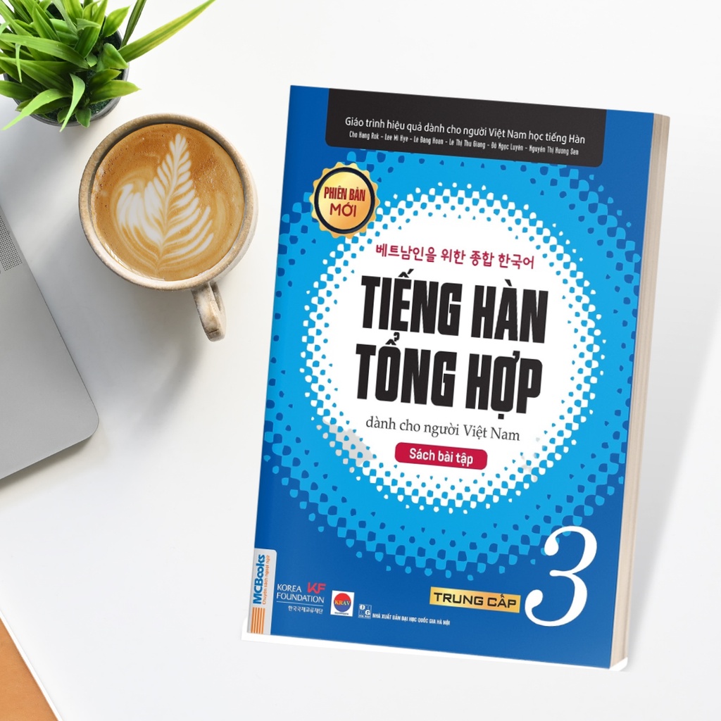 Sách - Tiếng Hàn Tổng Hợp Dành Cho Người Việt Nam Trung Cấp Tập 3 - Sách Bài Tập Phiên Bản Mới 2020 Kèm App Học Online