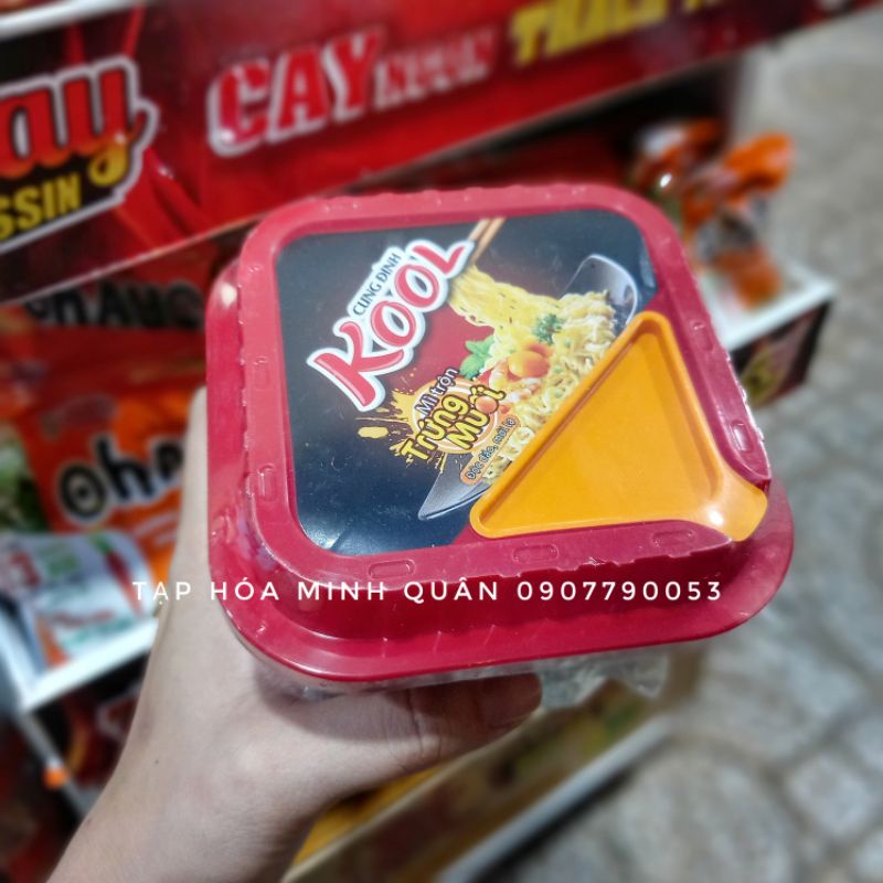 MÌ KOOL CUNG ĐÌNH VỊ TRỨNG MUỐI - 90GR