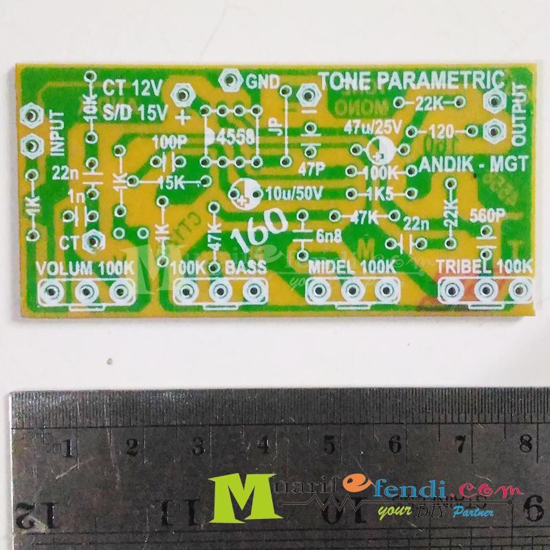 Bảng Mạch Điều Chỉnh Âm Lượng IC opAmp 4558