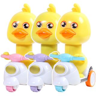 Children’s Mini Press Car Toy Cute Little Yellow Duck Motorcycle Pressure Toddler Baby Inertia Vehicle Toy