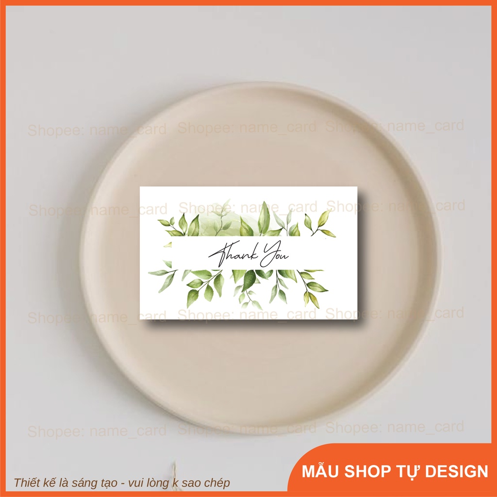 Thiệp cảm ơn, thank you card dùng cho shop bán hàng có sẵn tại shop