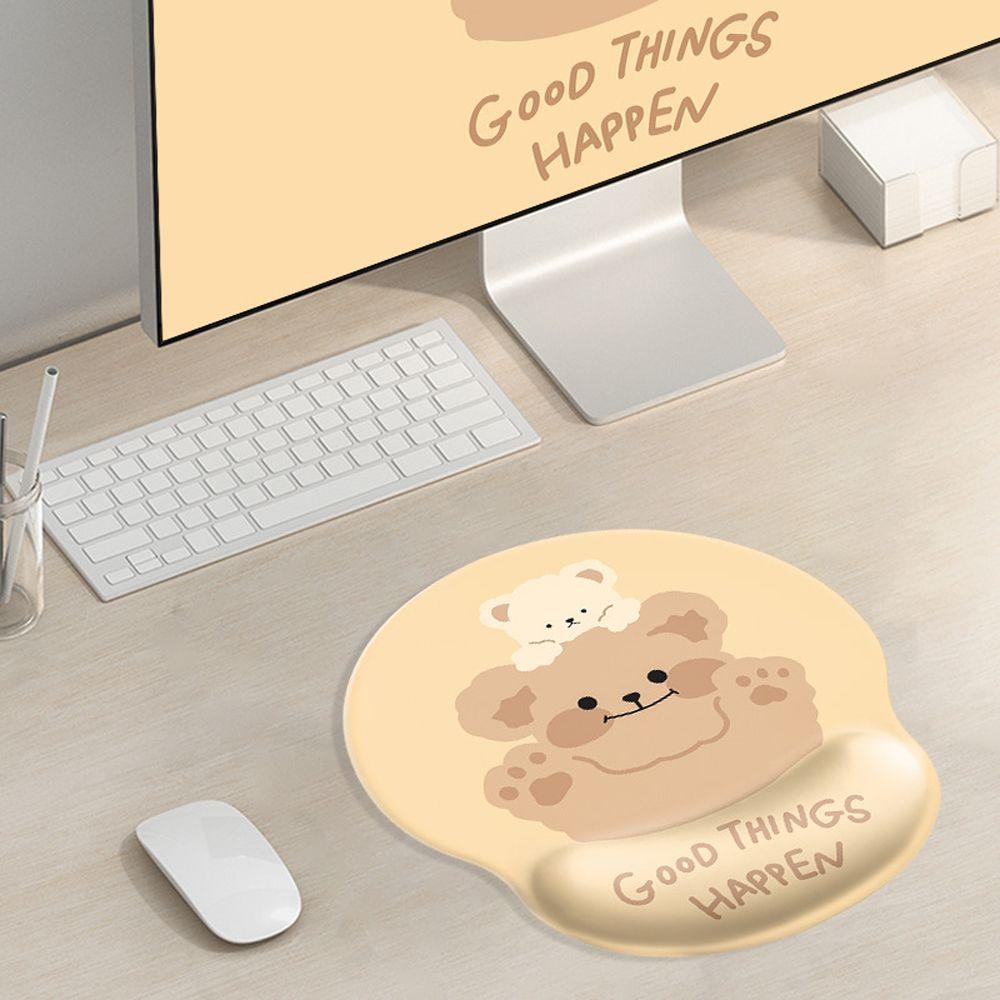 Miếng Lót Chuột AUGUSTINA Hình Gấu Hoạt Hình 3D Dành Cho Máy Tính PC