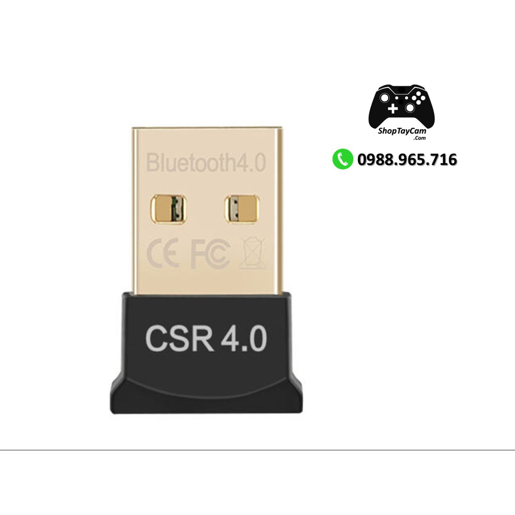 USB Blutooth CSR 4.0 Hàng Xịn TỐI ƯU Kết Nối Cho PC / Tay Cầm Xbox One S / Dual Shock 4 / Loa / Điện Thoại | BÁN CHẠY