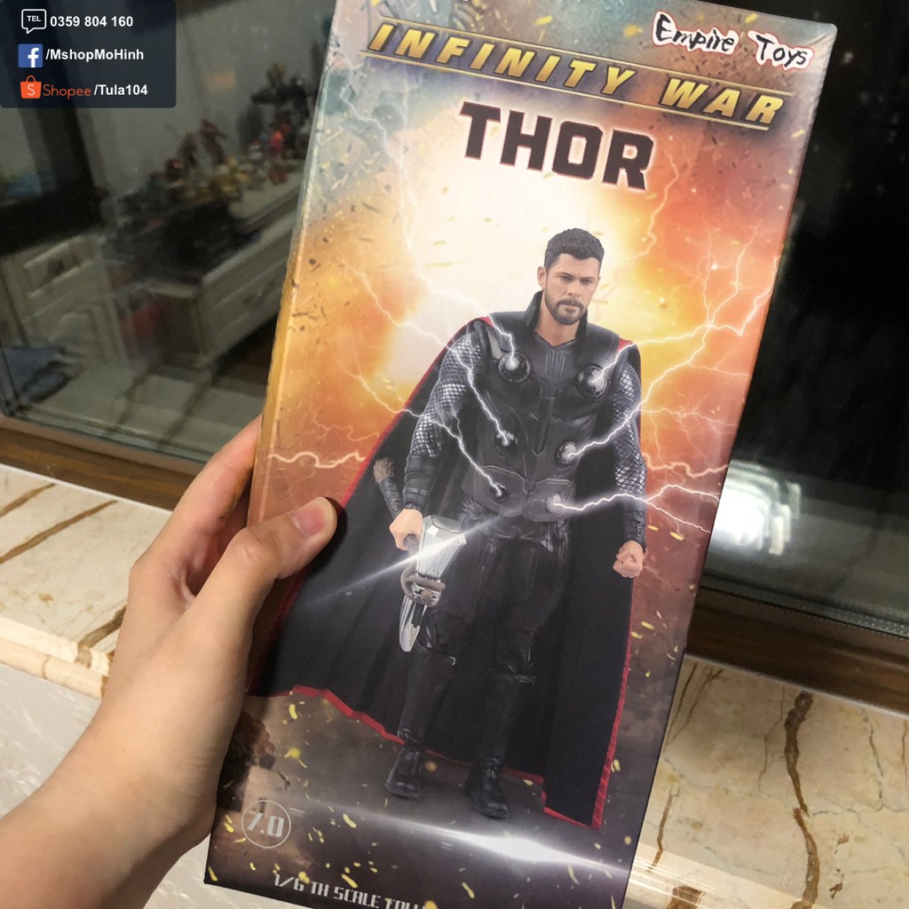 [Rẻ vô địch] Mô hình tượng Thor Avenger infinity war Crazy toy, Empire toy