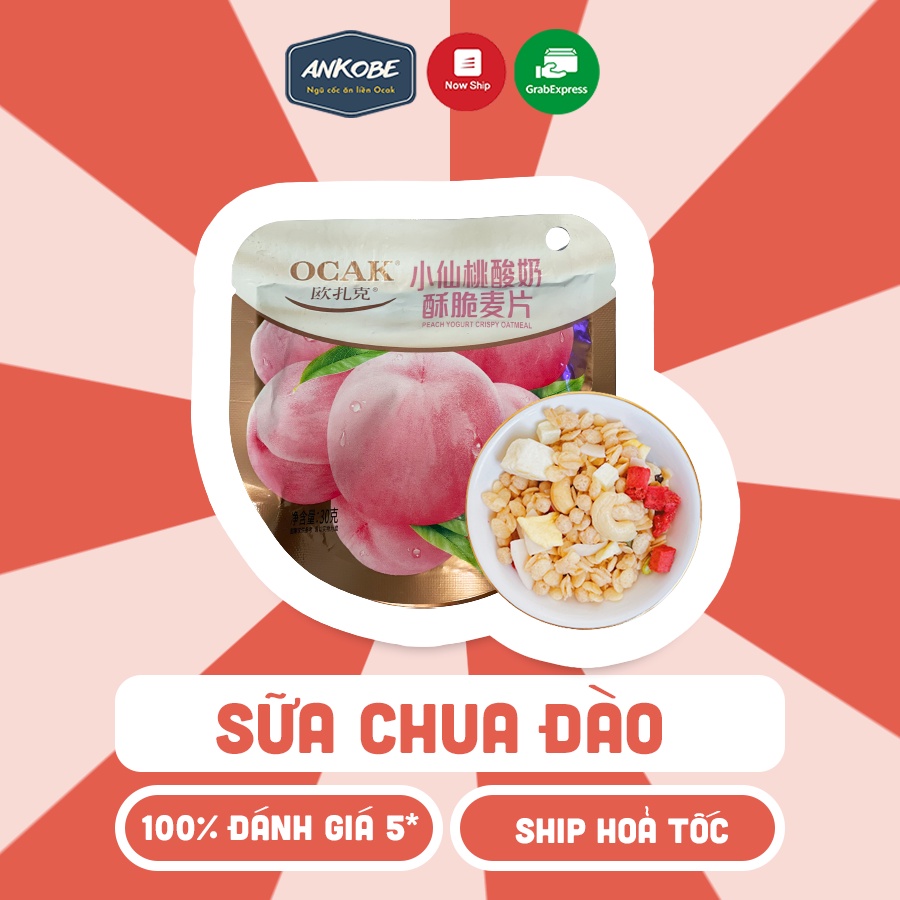 Ngũ cốc sữa chua Ocak giảm cân gói 30 gram/Ngũ cốc ăn kiêng và granola siêu hạt dùng để ăn sáng Ankobe