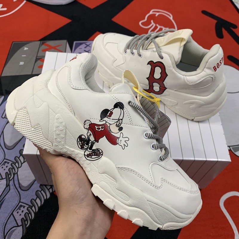 (Ảnh thật + video + full box) Giày thể thao sneaker mickey đỏ