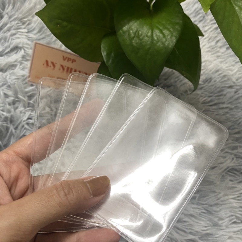 Combo 5 cái vỏ bọc bảo vệ thẻ căn cước công dân, CMND, ATM,bao túi đựng, thẻ học sinh, sinh viên, bằng lái xe trong suốt