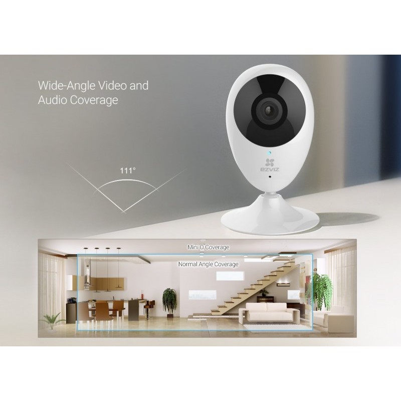 [Mã 2404EL10K giảm 10K đơn 20K] Camera 1M 2M IP Wifi Ezviz C2C 720P 1080P (Ezviz Mini O CS-CV206) BH 24 Tháng