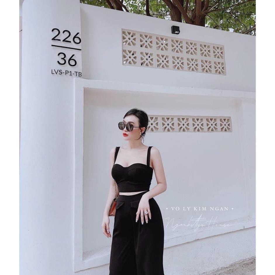 Set Cúp Ngực Quần Ống Suông Cao Cấp - Set Bộ Nữ Hot | BigBuy360 - bigbuy360.vn