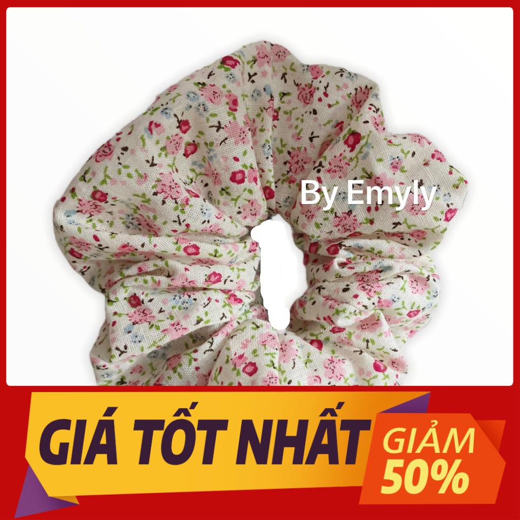 [Mã giảm giá: SCRUNCHIES giảm 5k khi mua từ 50k] Dây buộc tóc Scrunchies Handmade 3 màu