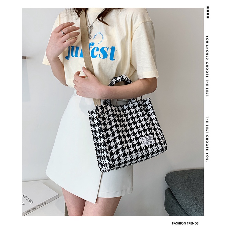 Túi Xách JASMIN NOIR Bucket Vải Bạt Thời Trang Nữ Đơn Giản