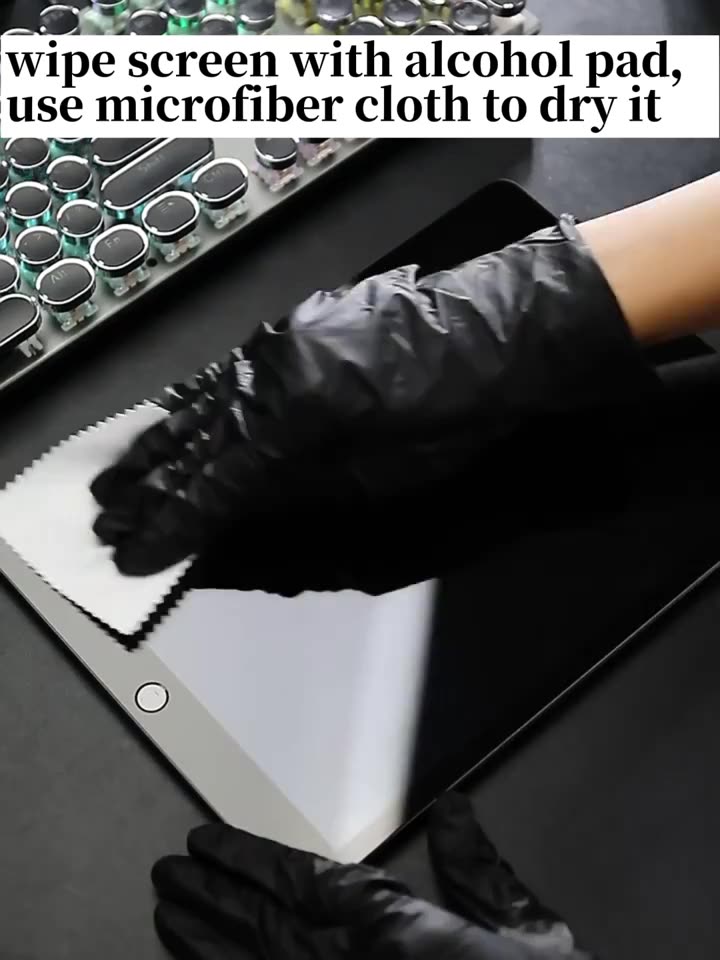 Kính Cường Lực Ipad Có Khung Cố Định Tự Dán Phủ Nano Tràn Viền Hạn Chế Bám Vân Tay Dành Cho Ipad Đủ Dòng C02 | BigBuy360 - bigbuy360.vn