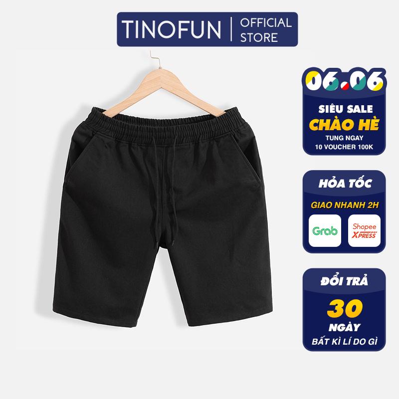 Quần short nam Kaki mềm mịn TINOFUN mã TT11-Q dáng lửng phong cách Hàn Quốc