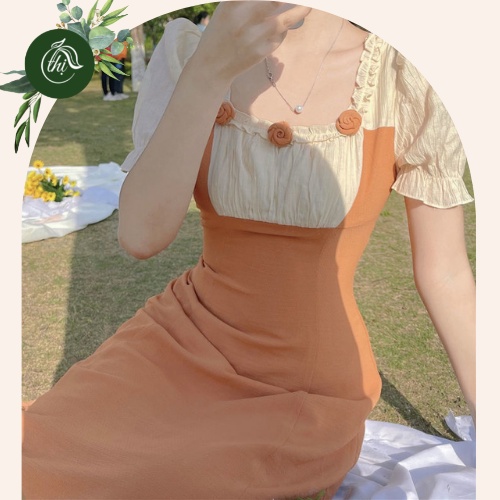 (Hàng có sẵn) Váy vintage, kiểu dáng retro, chất liệu dày dặn, thoải mái, đường may tinh xảo, hàng thiết kế