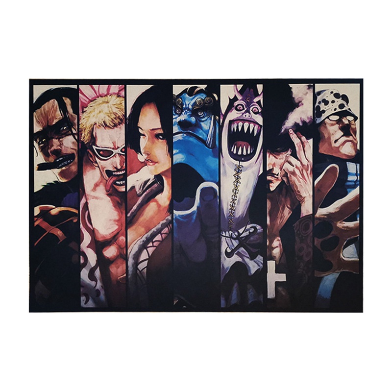 Tmdbyx Poster Giấy Kraft Hình One Piece Phong Cách Retro Trang Trí Quán Cà Phê