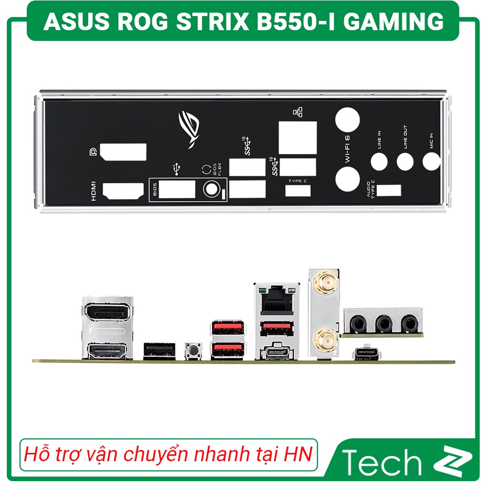 Mainboard ASUS ROG STRIX B550 I GAMING (AMD B550, Socket AM4, Mini-ITX, 2 khe RAM DRR4)