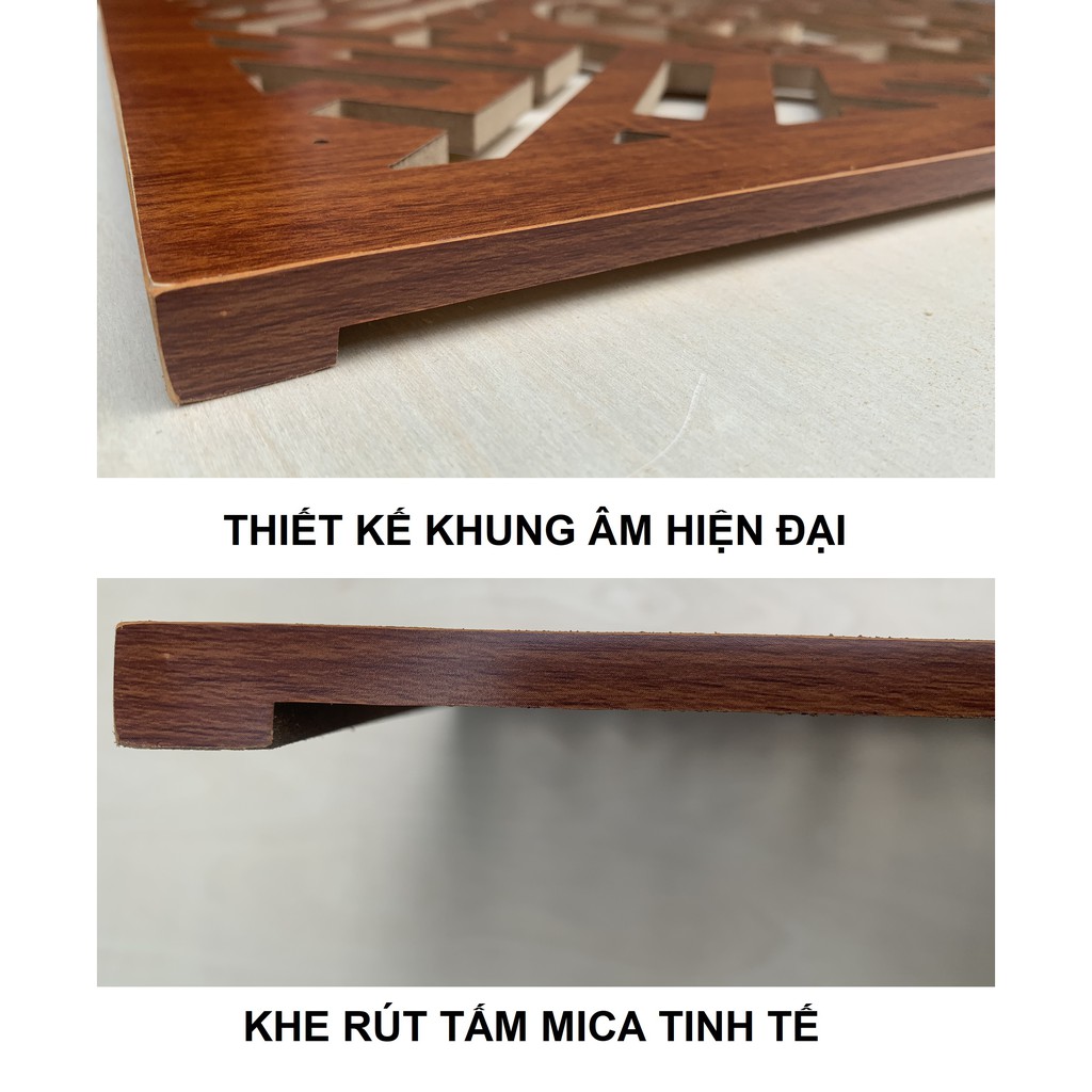 Tấm vách trang trí chống ám khói ban thờ bằng Gỗ TiTi Wood TW01 cao cấp