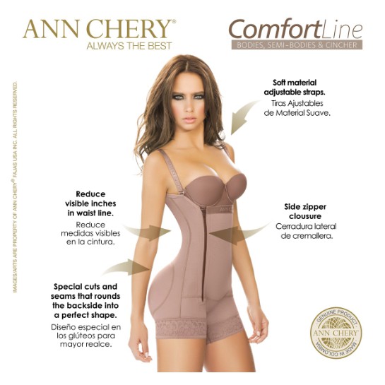 Body suit, gen body Ann Chery 5146 Định hình cơ thể sau phẫu thuật thẩm mĩ và giảm cân