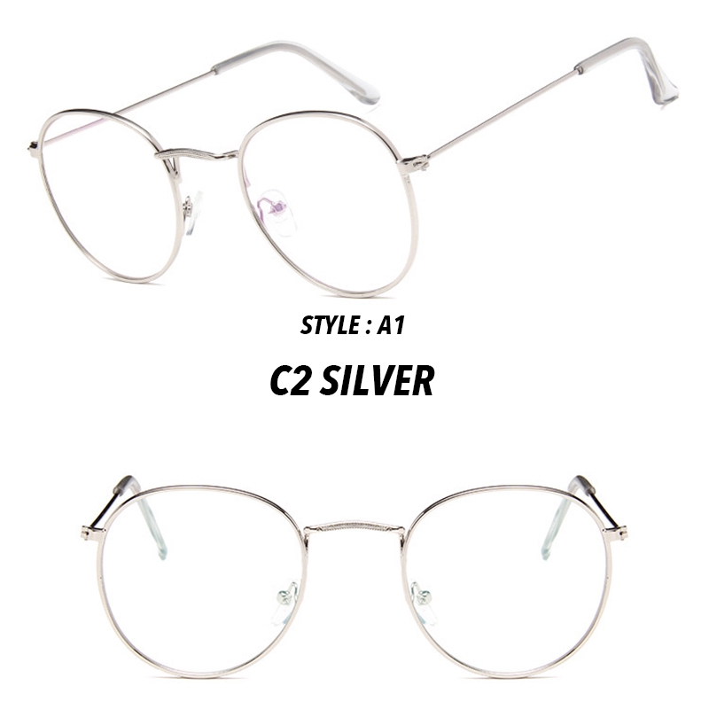 Mắt Kính Gọng Tròn Phong Cách Retro Thời Trang