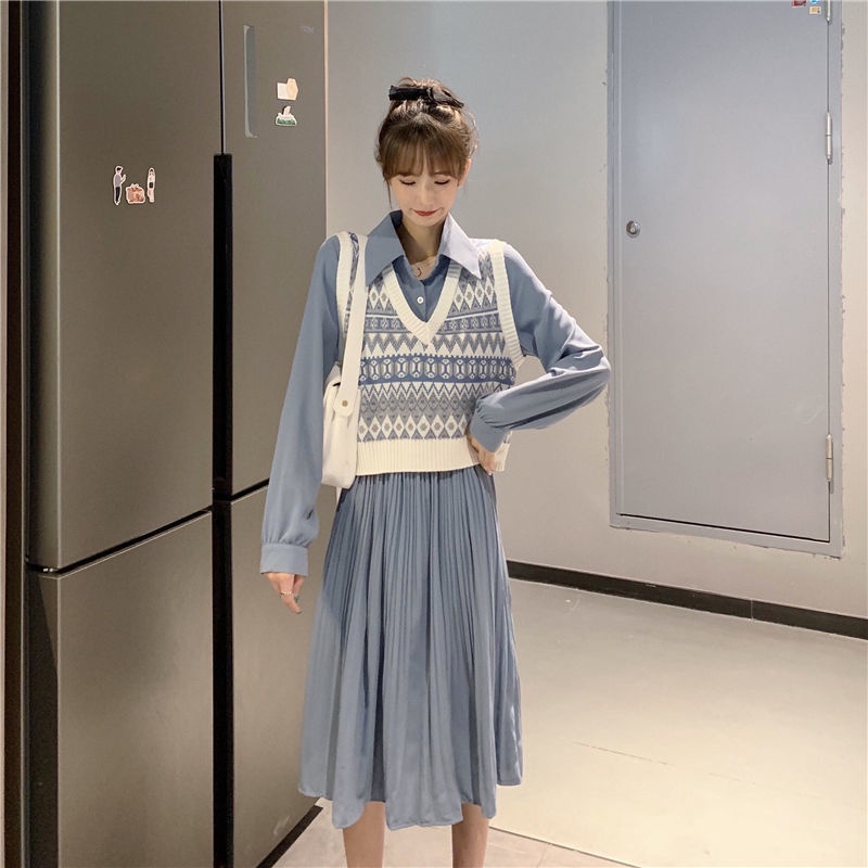Áo len không tay dáng rộng phong cách retro Hàn Quốc mới | WebRaoVat - webraovat.net.vn