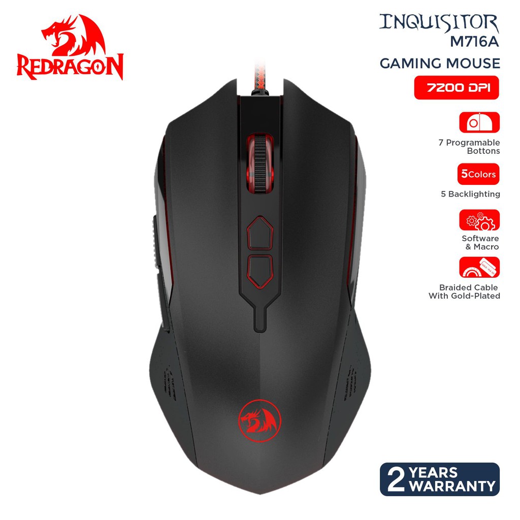 Chuột Gaming Redragon 2 M716a