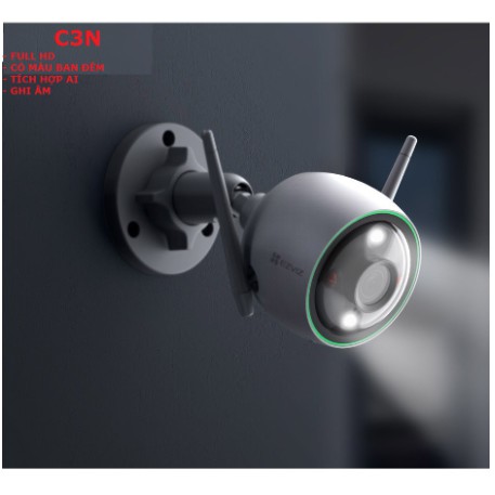 amera EZVIZ C3N CS-CV310 thông minh ghi hình màu ban đêm, tích hợp AI phát hiện người - Kèm thẻ nhớ 32GB/64GB | BigBuy360 - bigbuy360.vn