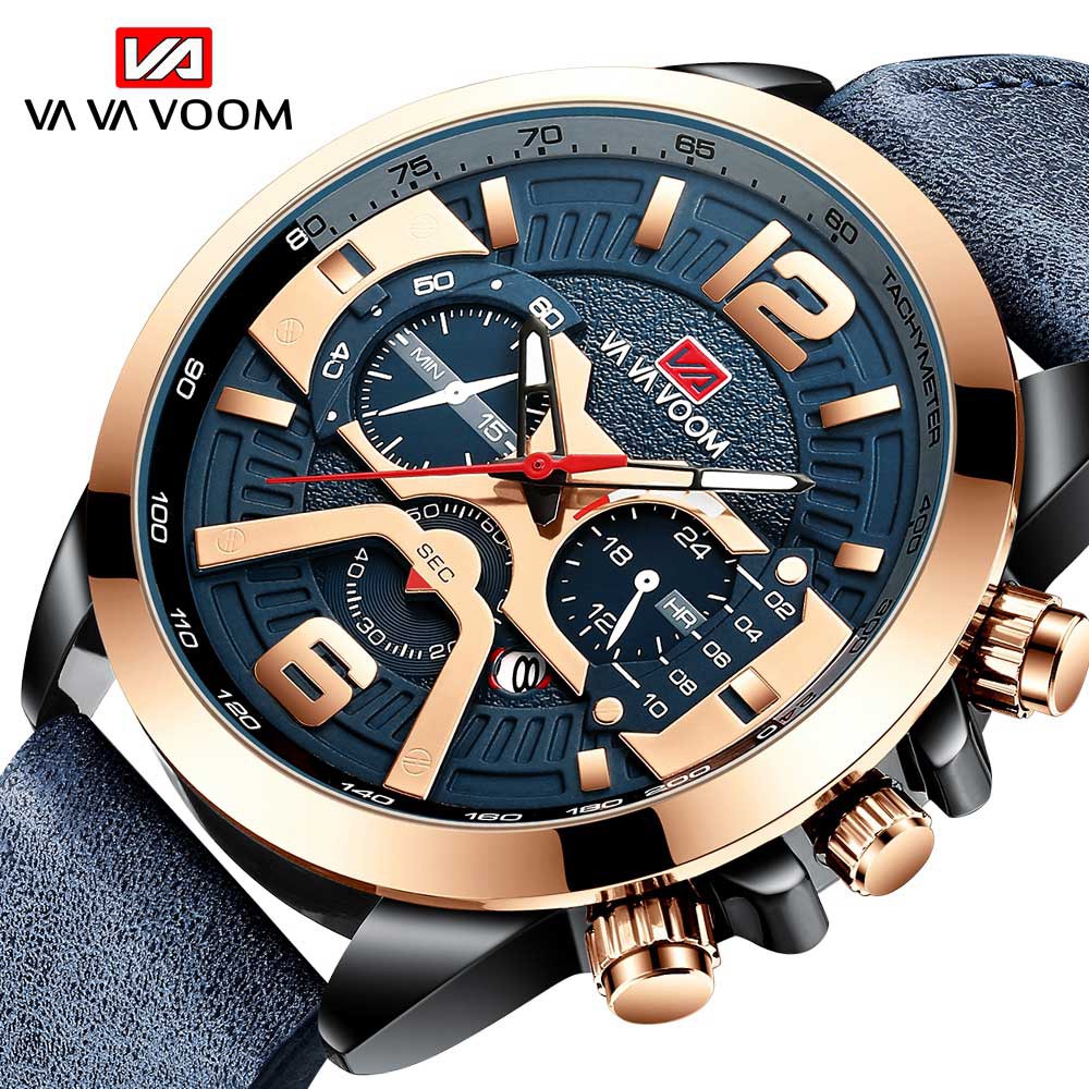 RUIWAY Fashionable Stainless Steel Strap Wrist Watches For Men Women