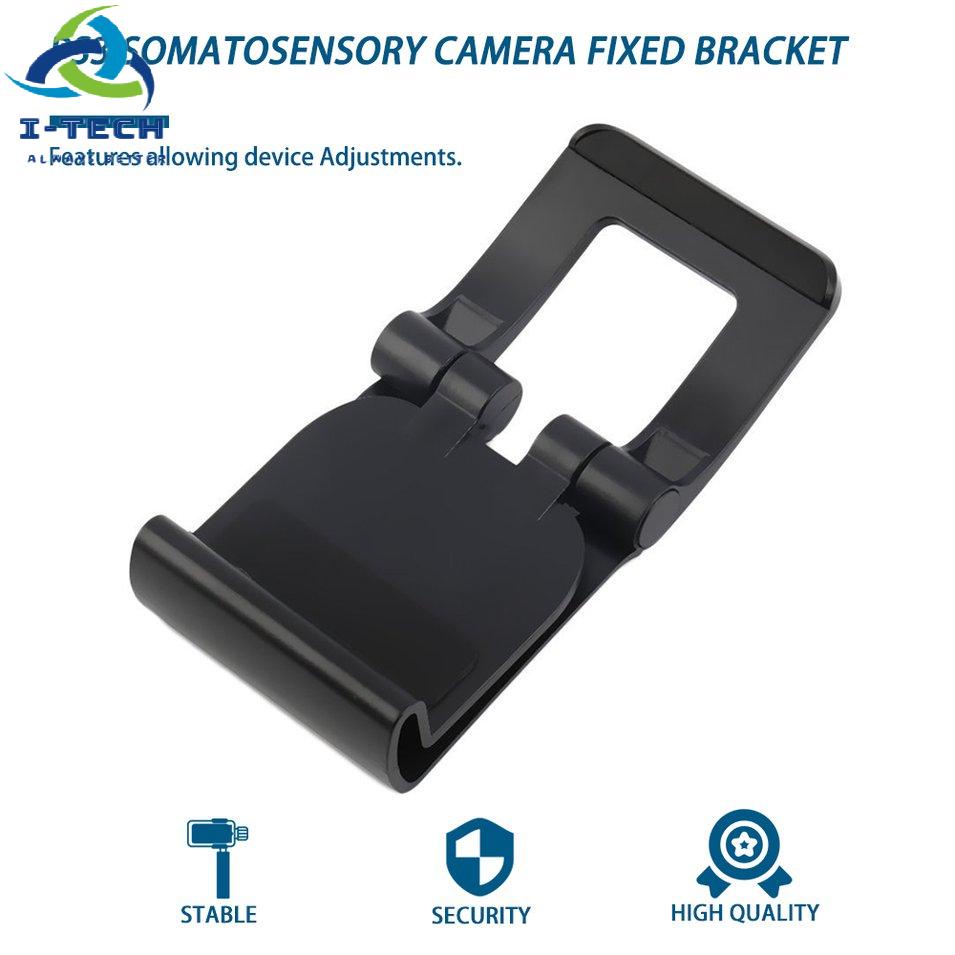 New Black TV Clip for Sony PS3 Move Eye Camera Mount Holder Stand Adjustable