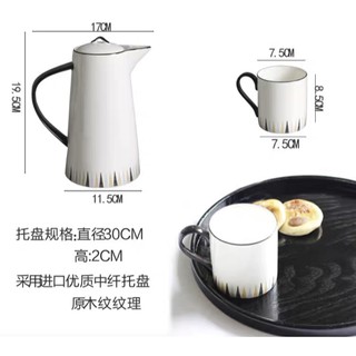 (Có sẵn ) Bộ ấm chén gốm sứ cao cấp (6 cốc)