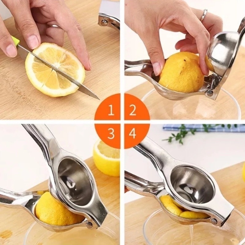 Dụng Cụ Vắt Nước Cam Chanh Mini Bằng Thép Không Gỉ