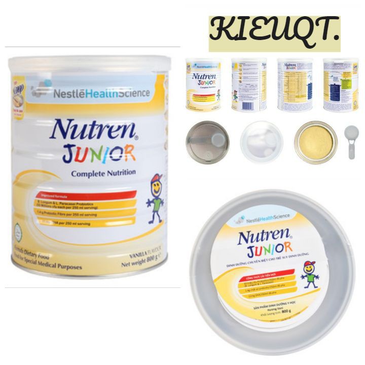 [CHÍNH HÃNG] Sữa Bột Nutren Junior 800g Nhập Khẩu Thuỵ Sỹ