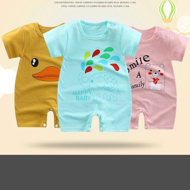 Bộ body lửng cho bé chất mỏng mát