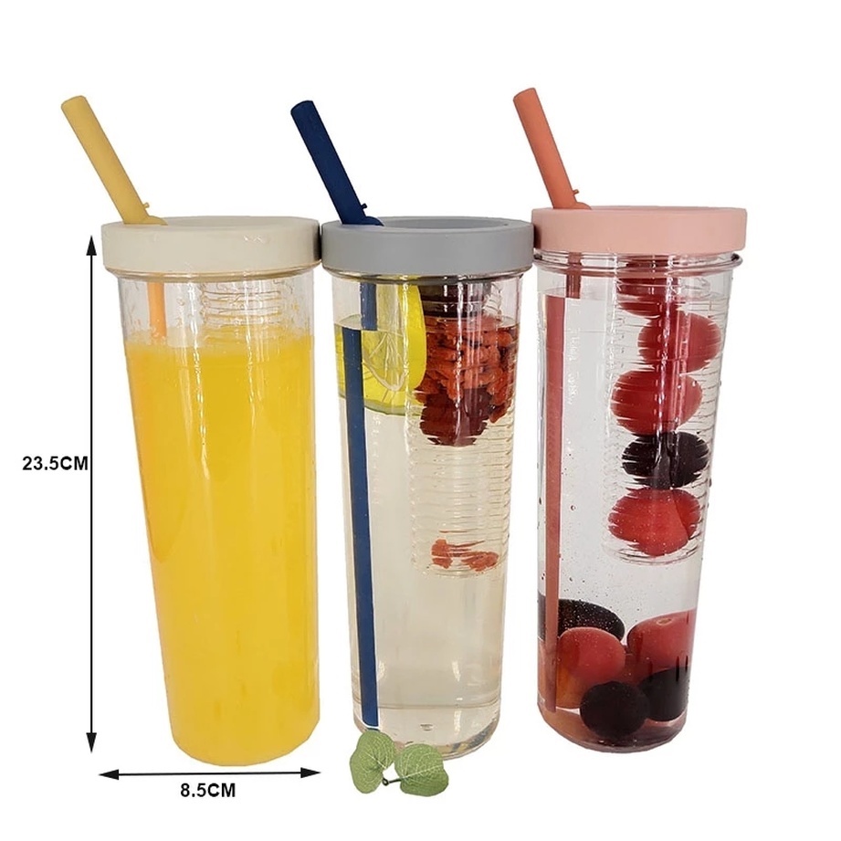 Cốc Uống Nước 700Ml Có Ống Hút Tiện Dụng Cho Các Hoạt Động Ngoài Trời