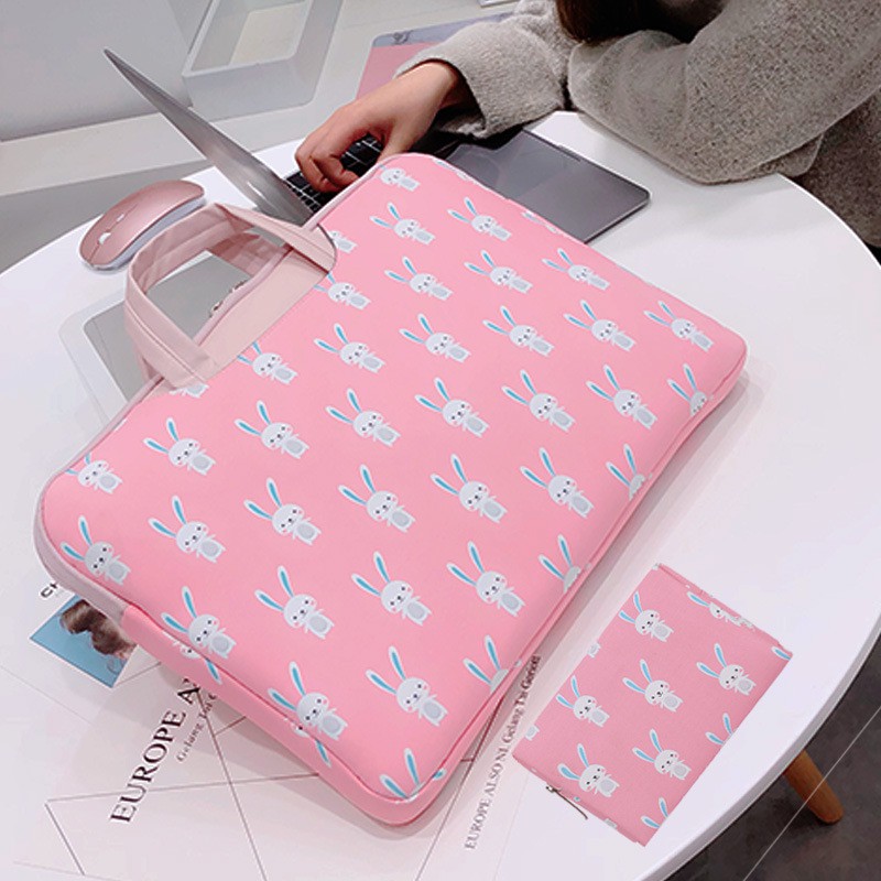 Cặp đựng laptop, túi chống macbook da PU có kèm ví, có đai gài hành lý và lớp đệm bông dày dặn | BigBuy360 - bigbuy360.vn