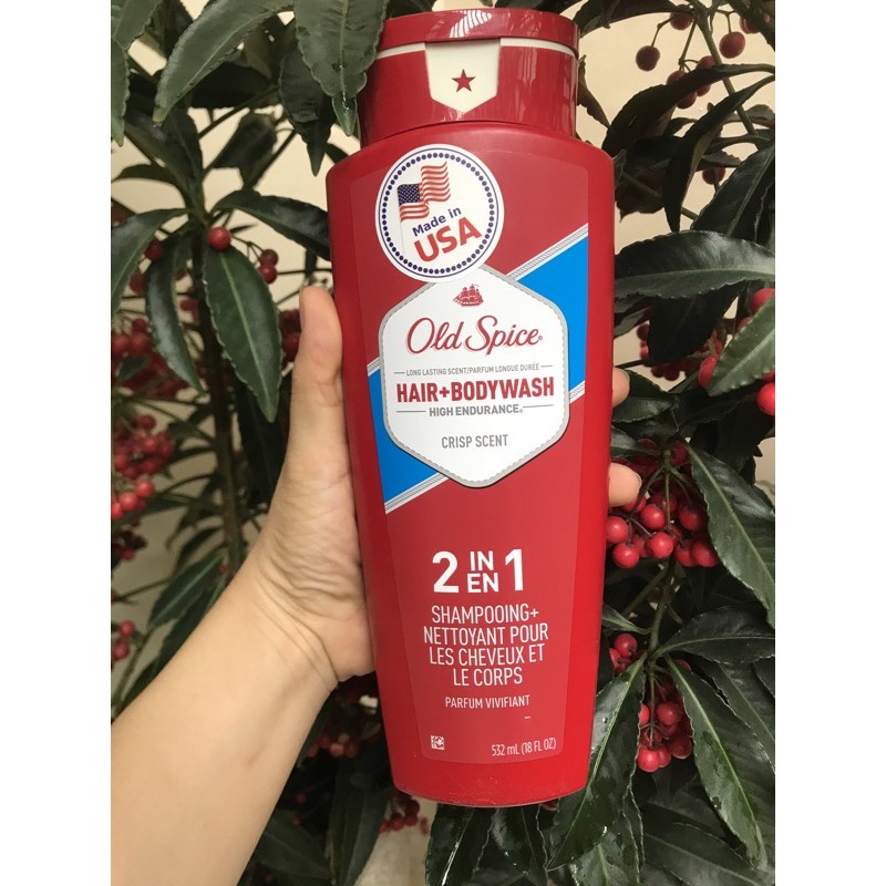 Sữa Tắm Gội Cho Nam Old Spice 2 in 1 532ml - Nhập Khẩu Chính Hãng Mỹ | Rendi Store