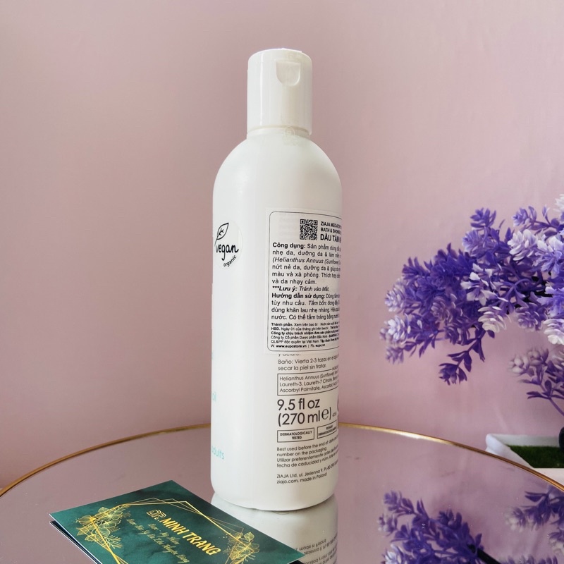 ✅ Dầu Tắm Mềm Mịn Da Ziaja Med Atopic Skin Dermatological Formula Bath & Shower Oil Softening