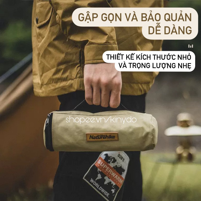 BẾP NƯỚNG CỦI THAN GẤP GỌN BỀN DỄ SỬ DỤNG CHỊU LỰC TỐT DÃ NGOẠI DU LỊCH CẮM TRẠI NATUREHIKE NH20SK001