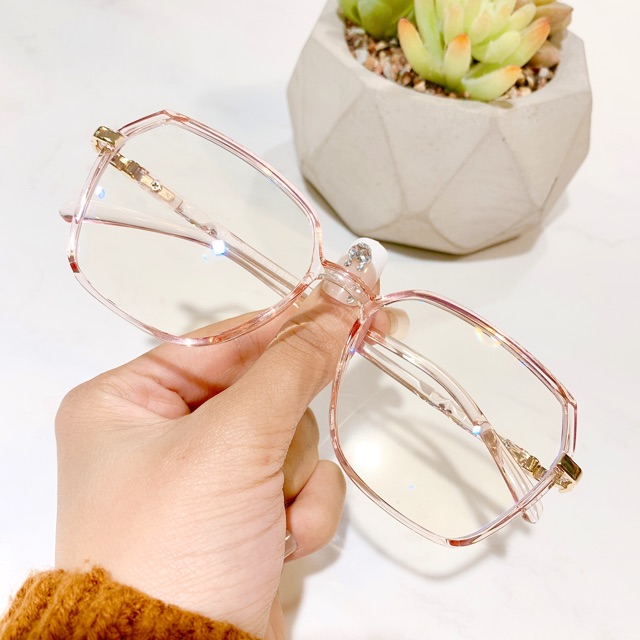 Gọng kính cận thời trang mắt đa giác TH30009 - Kính mắt giả cận thời trang Hàn Quốc | BigBuy360 - bigbuy360.vn